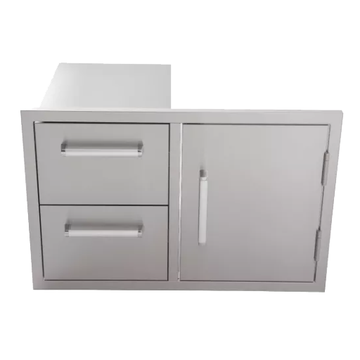 Door Drawer Combo Stainless Cabinet