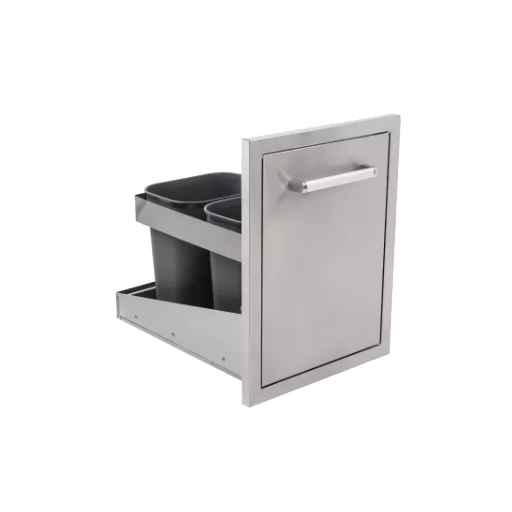 Trash Drawer Stainless Cabinet
